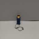 1 Pack Universal Faucet Hose Adapter, Thickened Sink Hose Attachment for Faucet, Flexible Silicone Sleeve Water Hose Connector for RV Garden Hose Damaged/Stripped Faucet Threads or Threadless Faucet