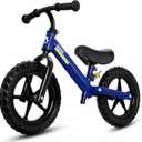 KRIDDO Toddler Balance Bike 2 Year Old, Kids Balance Bike for 2-5 Years Old, Dual Bearing for Smoother Riding, Adorable Plate, Adjustable Seat and Handlebar, Toddler Bike Gifts Age 2-3