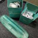 Aquasonic Vibe Series Ultra-Whitening Toothbrush  ADA Accepted Power Toothbrush - 8 Brush Heads & Travel Case  40,000 VPM Motor & Wireless Charging - 4 Modes w Smart Timer  Mint Green Metallic