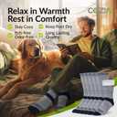 COZIA Merino Wool Socks for Men & Women Casual Warm Winter Cozy Thermal Socks (M)