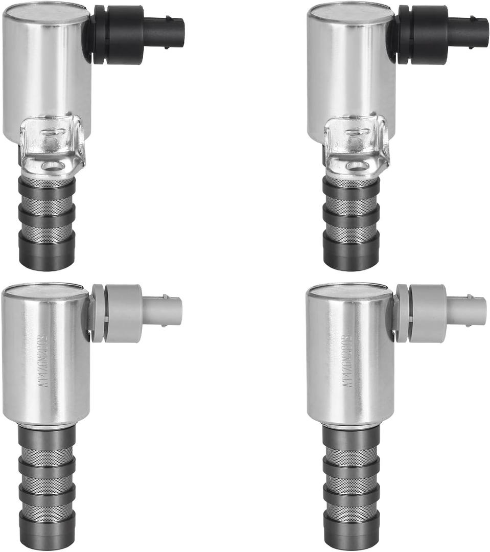 Variable Valve Timing VVT Solenoid Fits for Ford F150 Explorer Taurus Transit Flex Edge Lobo, for Lincoln MKT MKX MKS Navigator 3.3 3.5 3.7L - Camshaft Actuator Solenoid Replace 917-197 917-198 4PCS