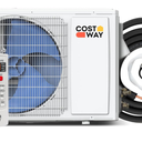  12000BTU Mini Split Air Conditioner& Heater, 20 SEER2 115V Wall-Mounted Ductless AC Unit Cools Rooms up to 750 Sq. Ft, Energy Efficient Inverter AC with Heat Pump (Blast Series)