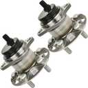 ECCPP Wheel Hub and Bearing Assembly Rear 512505 fit for Toyota Prius 2010-2015,for Toyota Prius Plug-in 2014-2015 5 Lugs Wheel Bearing Hubs with ABS 2pcs