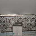 Madison Park Quilt Set Luxurious Jacquard Stripes Design - All Season, Coverlet Bedspread Lightweight Bedding Layer, Shams, Decorative Pillow, King/Cal King(104"x94"), Floral Blue 5 Piece