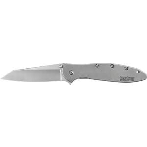 Kershaw Random Leek, 3 inch Sandvik 14C28N Stainless Steel Blade, SpeedSafe Opening, Reverse Tanto, 1660R, Silver