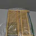 RoyalHouse Premium Natural Bamboo Dish Rack, Collapsible Dish Drainer, Foldable and Compact Dish Drying Rack for Kitchen Counter