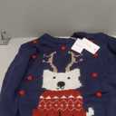 Pink Queen Women's 2025 Ugly Christmas Sweater Long Sleeve Knitted Pullove Xmas Jumpers Tops (Large, Fox)