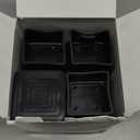 1-1/2" (38mm) Square Chair Leg Floor Protectors, Black Rubber Chair Leg Caps, Non-Slip Patio Furniture Feet Cap, PVC Chair Feet Covers for Hardwood Floors, Tables & Patio Furniture, 12pcs