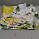 Lemon Round Tablecloth Waterproof Fabric Table Cover Washable 60 Table Cloth for Kitchen Dining Room Party Picnic