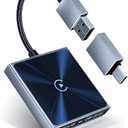 Wireless CarPlay Adapter for iPhone, Super mini Compact 2in1 Dongle for Apple iOS 10+, Convert Wired to Wireless CarPlay, Instant Connectivity, Fit for Cars from 2016 with Builtin CarPlay