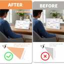 Calendar Stand Compatible with Skylight 15", 1 Pair Desktop Stand for Digital Calendar, Heavy Duty Metal, 3-Level Tilt Adjustment Height, with Non-Slip Rubber Pads, Accessories for Digital Calendars