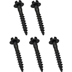 WZP 5PCS Air Box Bolt Screws, BAS01003 GM Air Box Cleaner Intake Retainer Screw, Replace for GM 6509605AA 11549031, Compatible with Dodge, Ram, Chevy (Black)