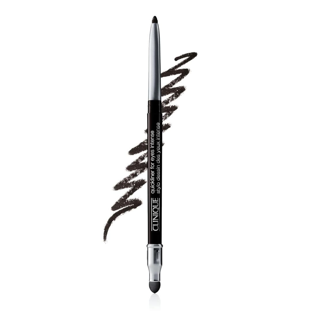 Clinique Quickliner For Eyes Intense Eyeliner Pencil | Water Resistant, Smudge Resistant + Safe For Sensitive Eyes | 10 Shades (AC Intense Ebony)
