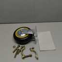 Gate Wheels for Metal Tube Gate - 6" Farm Gate Wheel for Metal Swing Gate Fence Support - 1 Pack