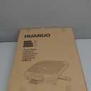 HUANUO Adjustable Desk Footrest, Foot Rest for Under Desk at Work with Massage, Adjustable Foot Stool with 3 Height Position & 30 Degree Tilt Angle Adjustment for Home, Office (Black)