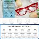 MARE AZZURO Blue Light Blocking Glasses for Women, Oversied Nerd Gaming Glasses for Computer