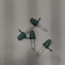 Mudder 200 Count Replacement Christmas Tree Light Bulbs 2.5v 0.425 Watt Mini Replacement Light Bulb Incandescent Wire String Lights Prelit Xmas Tree Decoration(Green Base with Warm White Bulb)