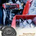 Recoil Starter Assembly 20001054 Round Fit for Ariens AX254 Engines 920013 920021 920022 920313 920314 920315 Snow Blowers