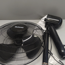 Lasko Pedestal Fan, Oscillating Fan for Bedroom with Adjustable Height and 3 Cooling Speeds, Portable, 18", Black, 1827