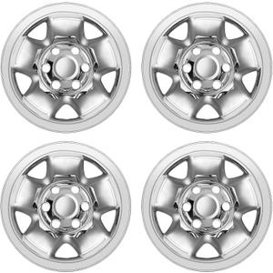 Wheel Skins Compatible with Toyota Tacoma 2005-2023 16 inch Wheel Covers Set of 4 Packs (Chrome)