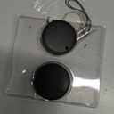 Tracker Tags for Android & iOS, Key Finder Tracking Device Smart Tracker Tag for Luggage, Wallet, Bike, Bags - Both Works with Apple Find My & Google's Find Hub - 2 Pack (Black)