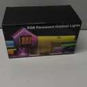 Fussion Permanent Outdoor Lights for House, 150ft RGB Halloween House Lights Outdoor with APP Remote Control, IP67 Waterproof Smart Eternity Eaves Lighting for Christmas, Holiday, Party, Daily