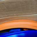 Hot Wheels Track Set with 1:64 Scale Toy Car, 4 Intersections for Crashing, Powered by a Motorized Booster, Criss-Cross Crash Track, Medium