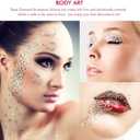 4125 PCS Self Adhesive Rhinestone Stickers, Nicpro Bling Gem Stickers for Face Nail Body Makeup Festival, 3 Sizes 25 Colors, 25 Sheets for DIY Crafts Decorations Cards
