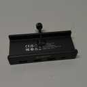 ORICO USB Hub 3.0, Clamp USB Hub with Extra Power Supply Port, Aluminum 4-Port USB Adapter with 3 USB-A Data Ports, USB-C Port for Monitors, Desks (Black)