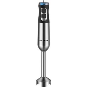 1000W Powerful Immersion Blender Handheld, 2025 New Update Hand Blender with 25-Speed and Heavy-Duty Copper Motor (Black)