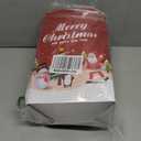 Christmas Inflatables Snowman with Penguins, Xmas Blow up Magic Hat Snow Man with Rotating LED Lights, Outdoor Decorations Inflatable Weatherproof Yard Decor for Garden Lawn (White, 6FT)