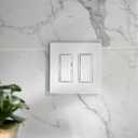 Lutron Caseta Smart Claro Accessory Switch for 3-way. For use only with Diva Smart Dimmer or Claro Smart Switch, DVRF-AS-WH, White