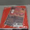 Mrrihand Christmas Ornament Storage Box, Xmas Decoration Organizer with Adjustable Dividers - Storage Container Keeps 128 Holiday Ornaments 3-Inch, Dual Zipper Closure, 600D Tear-Proof Material(Red)