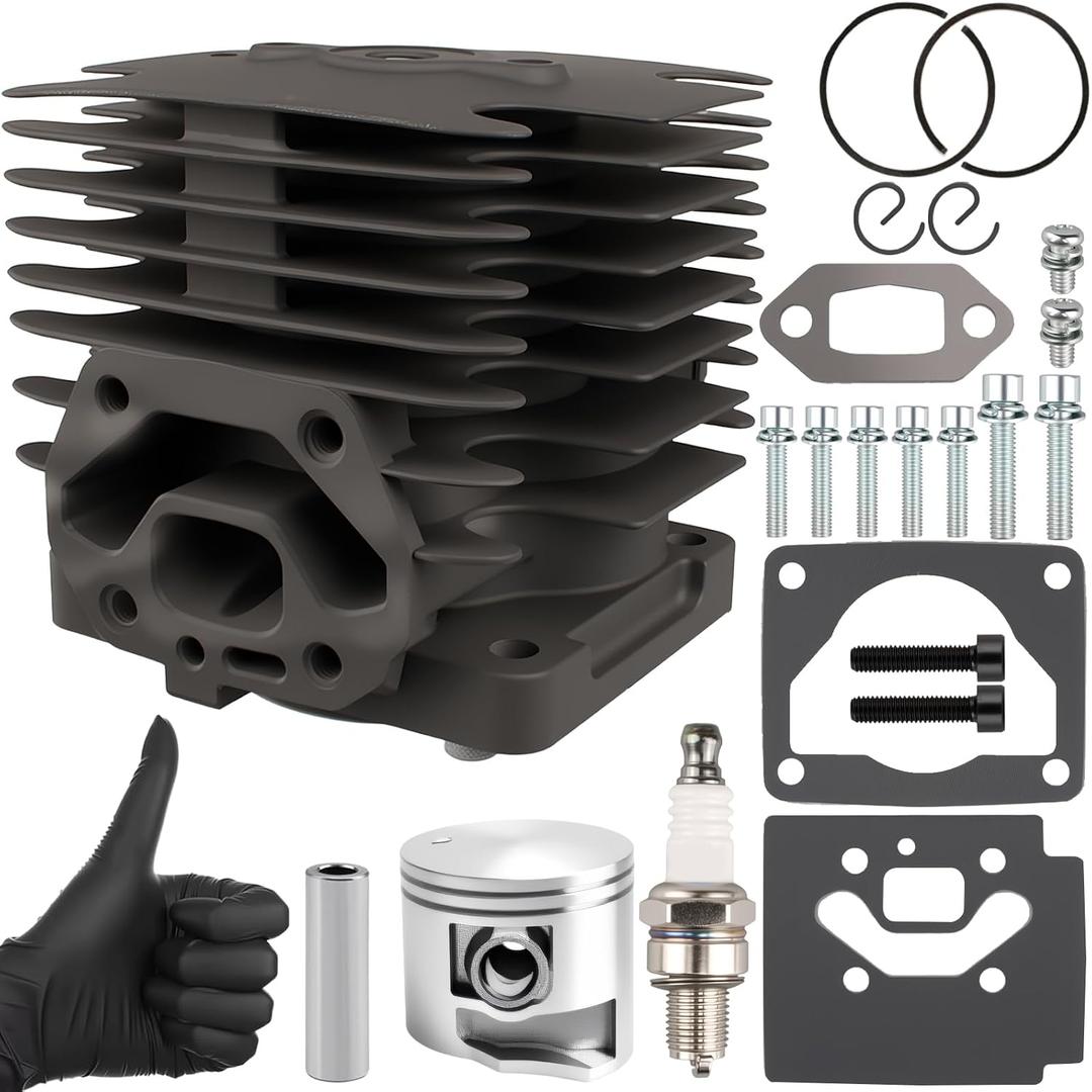 150BT Cylinder Piston Kit Compatible with Husqvarna 150BF 150BT 350BF 350BT Jonsered BB2250 Backpack Blower Replace 502848701 531396701