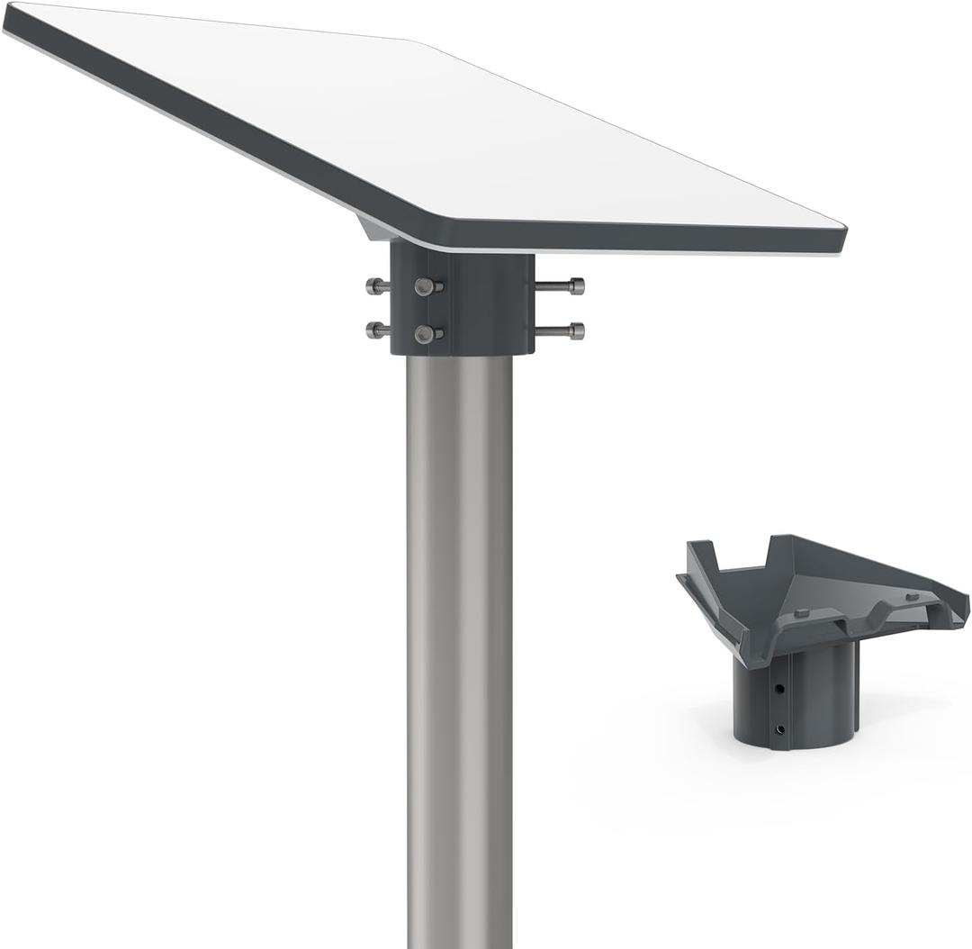 Starlink Mini Pipe Adapter,Starlink Mini Mount - Aluminum Alloy Pole Mount Adapter for Starlink Mini Dish,Compatible with Range 1-2.1 inch Pole/Pipe