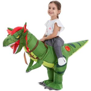 HSCTEK Inflatable Toddler Dinosaur Costume Boys Girls (4-6, Dilophosauru)