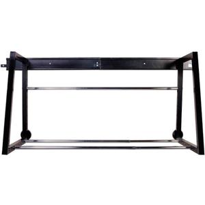 HyLoft 01000 Heavy Duty Adjustable Garage Wall Multi-Tire Rack Storage, Black
