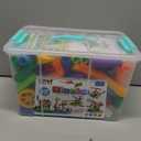 Learning Pipe Tube Toys, Tube Locks Construction Building Blocks 200 Pcs - Multicolor Educational Building Blocks Set with Wheels& Spouts & Joints for Kids Ages 3+