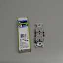 Leviton 15 Amp, 125 Volt, Weather and Tamper Resistant, Duplex Receptacle, Grounding, Side and Quickwire, W5320-T0G, Gray