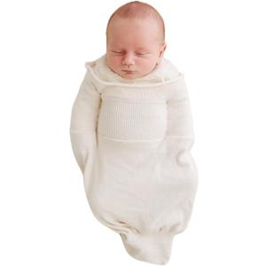 Swaddelini Organic Cotton Sleep Sack, Swaddle for Newborns, 0-3 Month Baby Sleep Sack, 6-12 pounds, Made in USA