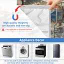 Cat Cleaning Dishes Dishwasher Magnets Cover for Kitchen Decor, Refrigerator Magnet Panel,Washable Reusable Appliance Front Cover for Housewarming Gifts,23 x 26 Inch