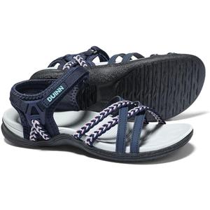 UBFEN Womens Hiking Sandals Sport Sandals Straps with Adjustable Hooks Arch Support Beach Vacation Casual Camping, Size 39