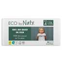 Eco by Naty Eco-Friendly Baby Diapers - 100% Plant-Based Materials on Skin, Soft, for Sensitive Skin & Super Absorbent (Size 4, 88 Count)