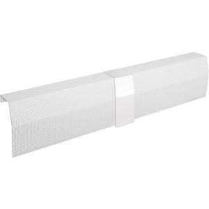 SDSNTE 6ft Steel Easy Slip-On Baseboard Heater Cover, No End Caps, for Bathroom & Hydronic System for Extending Cover, White