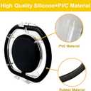 2 x Dust Bin Lid Cover Replacement Parts Compatible with Dyson V6 Vacuum Cleaner Canister Part,Dust Collector Lid Bin,Cup Cover Attachment,Bottom Accessories