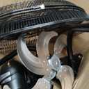 VEVOR Wall Mount Fan, 2 PCS 18 inch Oscillating, 3-speed High Velocity Max. 4000 CFM Industrial Wall Fan for Indoor, Commercial, Residential, Warehouse, Greenhouse, Workshop, Basement, Garage,Black