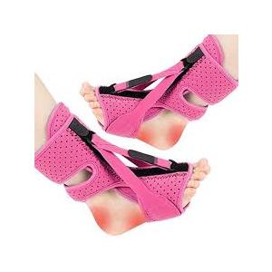 Plantar Fasciitis Night Splint-Upgrade 3 Adjustable Planter Facetious Relief Brace,Plantar Fasciitis Relief Women Men Straps,Support Relief Foot Drop Achilles Tendonitis Day Night(Pink-2PC)