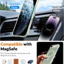 PinLiSheng Magnetic for iPhone Air Case [Metal Camera Frame&Buttons] [Mil-Grade Drop Protection] Shockproof Slim Translucent Matte Protective Phone Case, Matcha Green