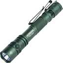 ACEBEAM TAC 2AA EDC Tactical Dual Modes Flashlight Rechargeable, 1600 High Lumens Flashlight, Dual Switch Pocket LED Flashlight, Super Bright Small Flash Light for Emergency, Camping, Home (OD Green 6500K-1600 Lumens 181 Meters)
