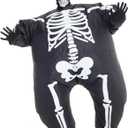 Morph Megamorph Inflatable Skeleton Costume, Blow Up Skeleton Inflatables, Blow Up Costumes for Adults, Funny Adult Inflatable Suit (One Size)